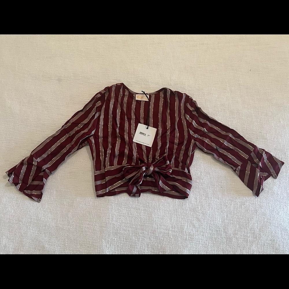 Beach Riot Sz M Tie Top